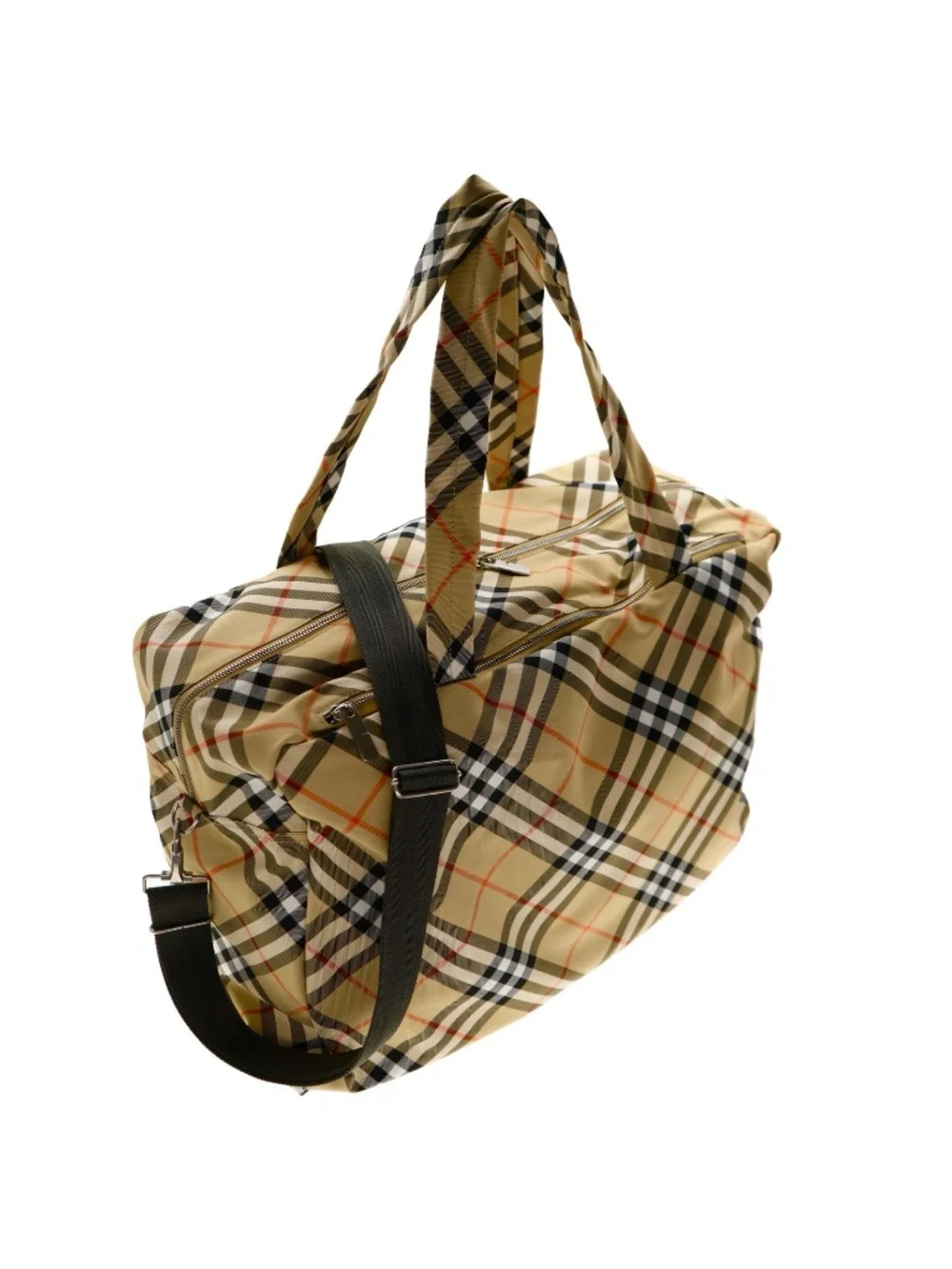 Burberry Classics Weekender Duffle Bag Large Check Canvas New